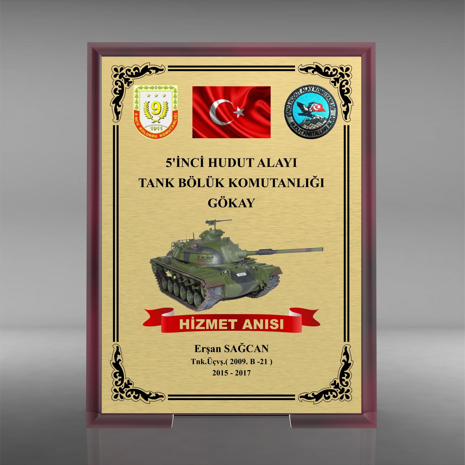Çinili Plaket Model 8