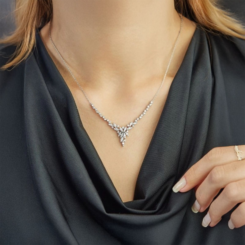 Fantezi Pırlanta Kolye