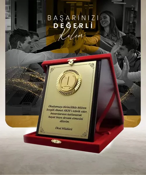 kristal plaket model