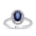 Pırlanta Safir Yüzük