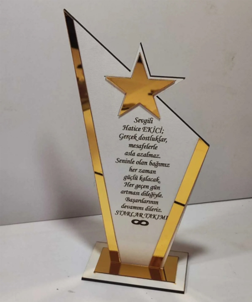 kristal plaket model